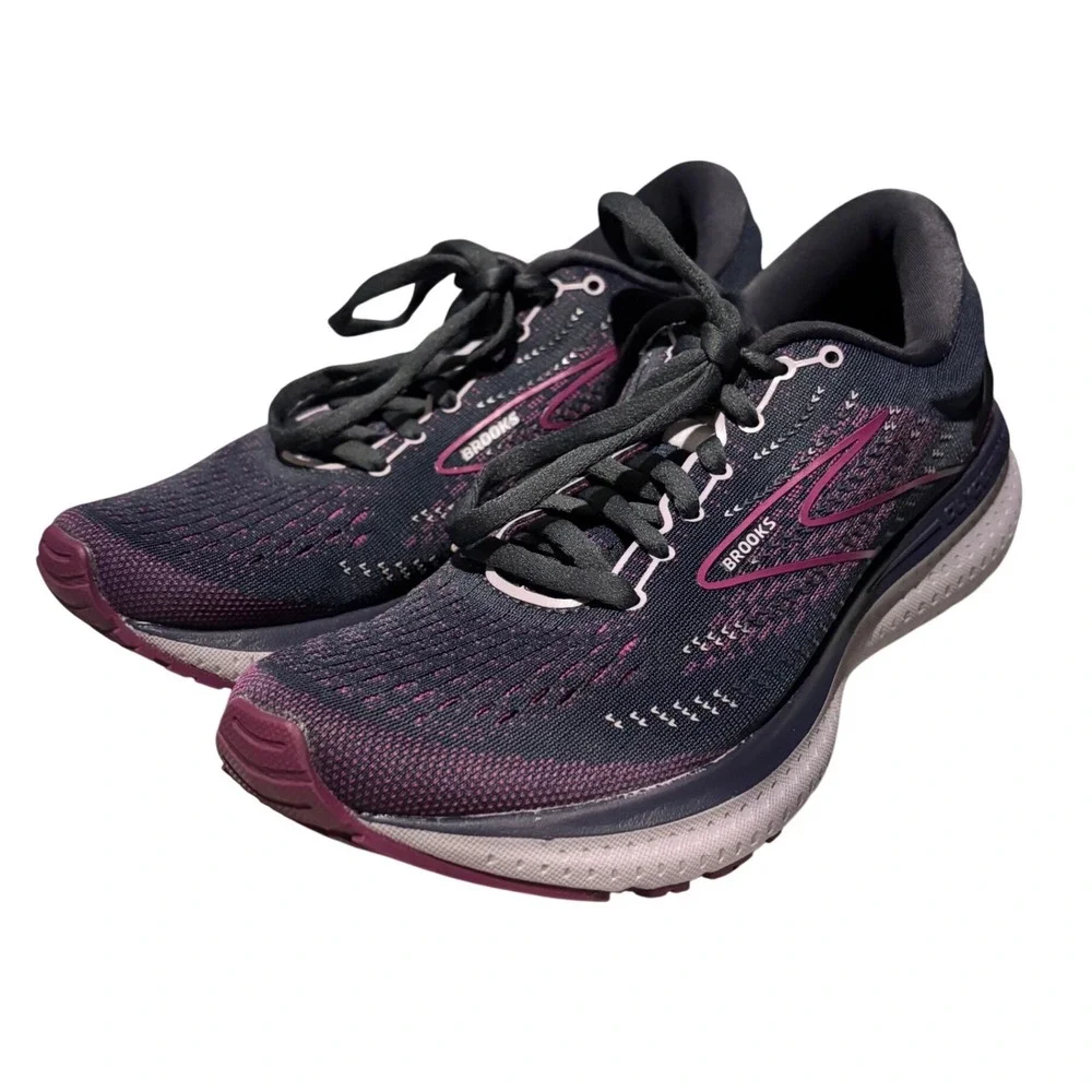 Brooks Glycerin 19 Womens Running Shoes Purple Black 1203431B572 Size 8.5 B